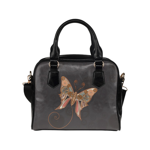 Steampunk Mechanical Butterfly by ArtformDesigns Shoulder Handbag (Model 1634)