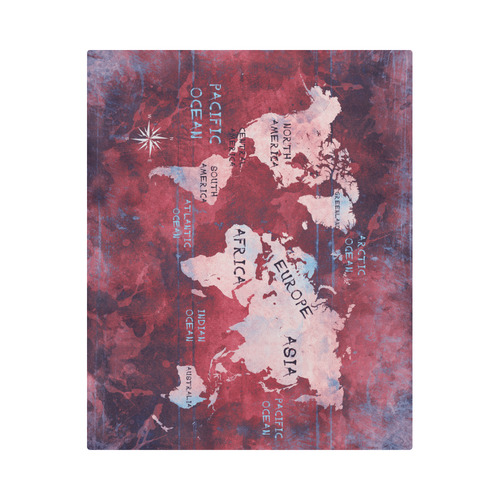 world map Duvet Cover 86"x70" ( All-over-print)