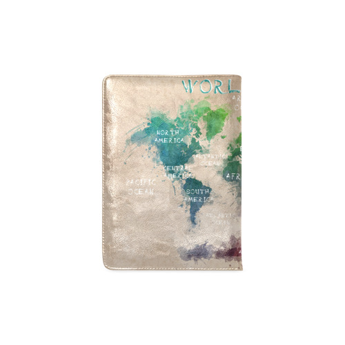 world map Custom NoteBook A5