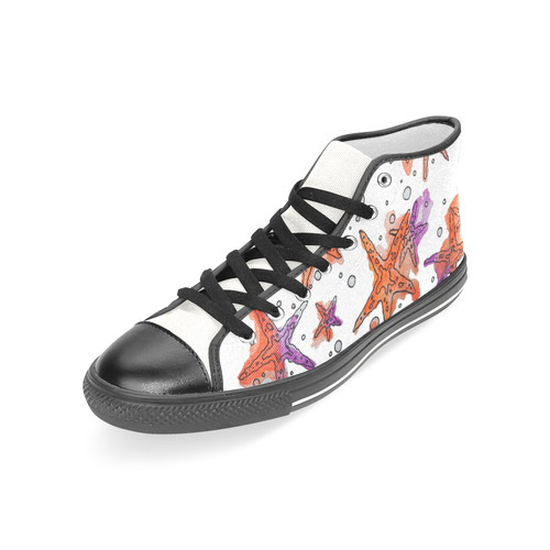 starfish Women's Classic High Top Canvas Shoes (Model 017)