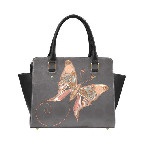 Steampunk Mechanical Butterfly by ArtformDesigns Classic Shoulder Handbag (Model 1653)