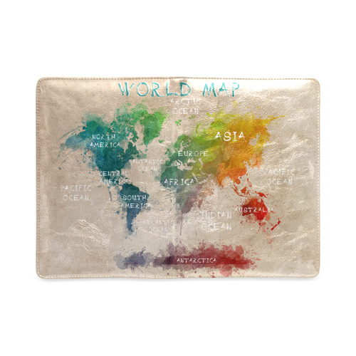 world map Custom NoteBook A5