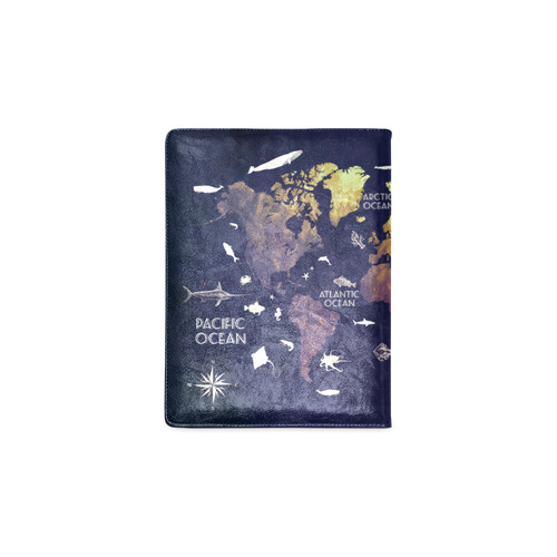 ocean world map Custom NoteBook B5