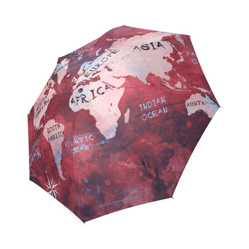 world map Foldable Umbrella (Model U01)