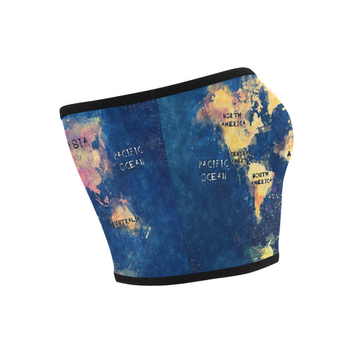 world map oceans and continents Bandeau Top