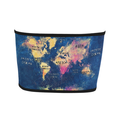 world map oceans and continents Bandeau Top