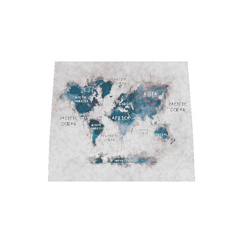 world map OCEANS and continents Boston Handbag (Model 1621)