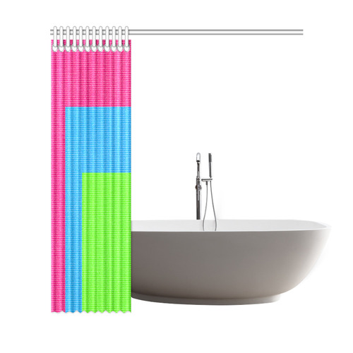 C080 JamColorMix Shower Curtain 69"x72"