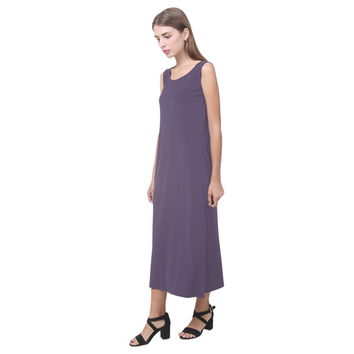 Indigo Phaedra Sleeveless Open Fork Long Dress (Model D08)