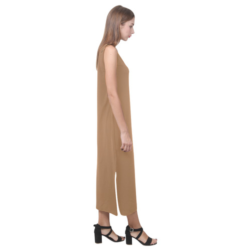Brown Sugar Phaedra Sleeveless Open Fork Long Dress (Model D08)