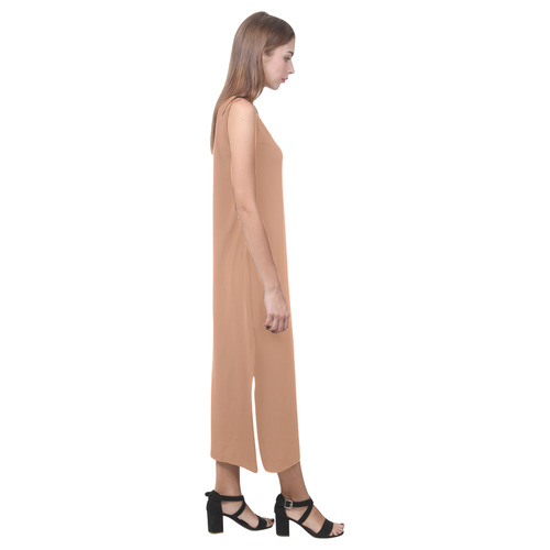 Sandstone Phaedra Sleeveless Open Fork Long Dress (Model D08)