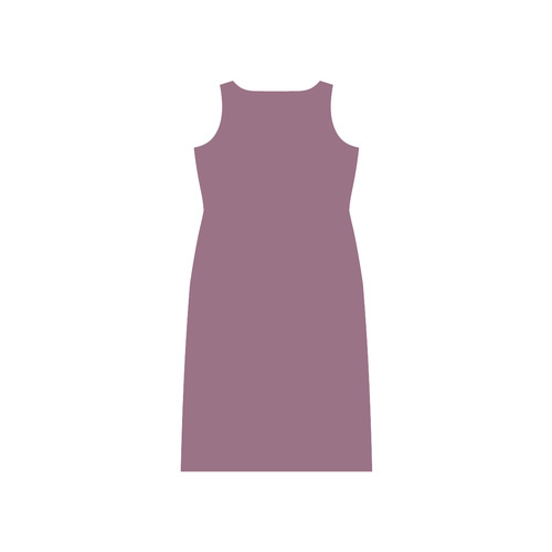 Grape Nectar Phaedra Sleeveless Open Fork Long Dress (Model D08)