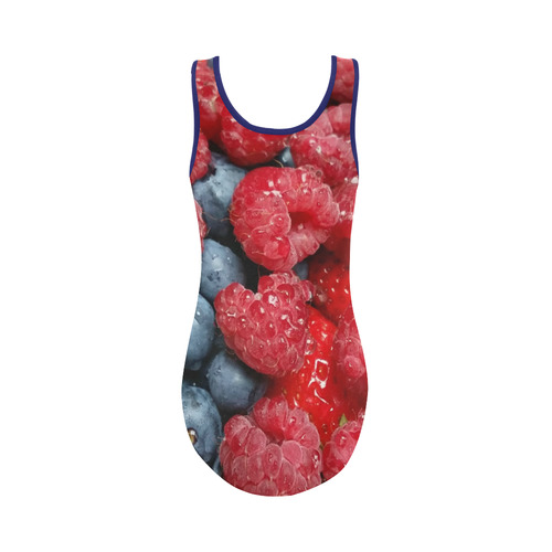 Berries Vest One Piece Swimsuit (Model S04)