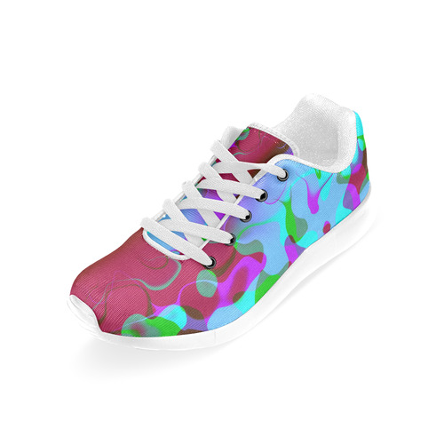 Retro Abstract Colorsplash Women’s Running Shoes (Model 020)