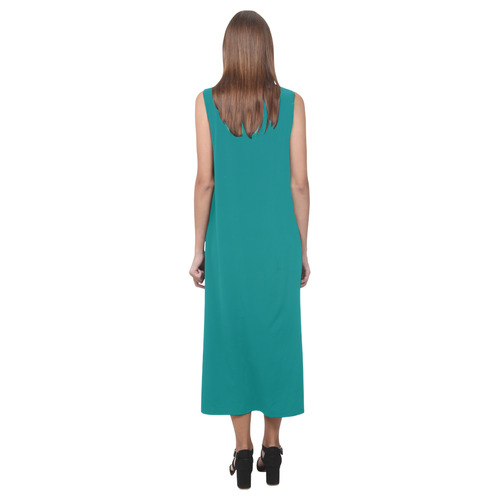 Lapis Phaedra Sleeveless Open Fork Long Dress (Model D08)
