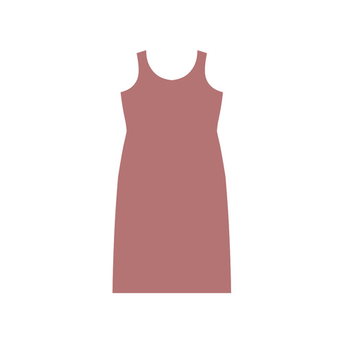 Dusty Cedar Phaedra Sleeveless Open Fork Long Dress (Model D08)