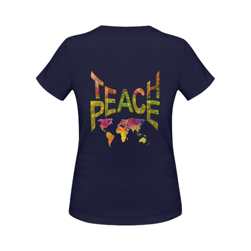 Teach Peace Women's Classic T-Shirt (Model T17）