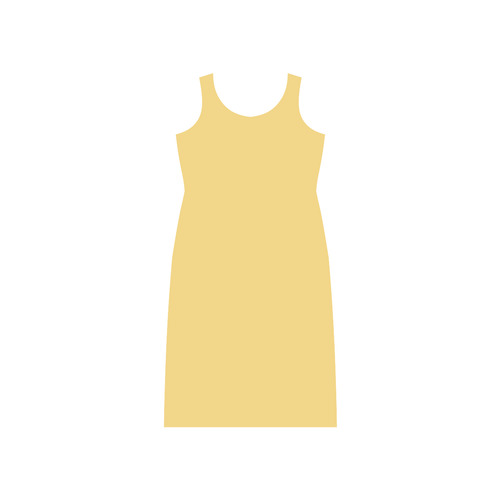 Lemon Drop Phaedra Sleeveless Open Fork Long Dress (Model D08)