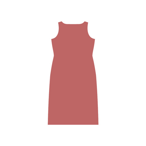 Cranberry Phaedra Sleeveless Open Fork Long Dress (Model D08)