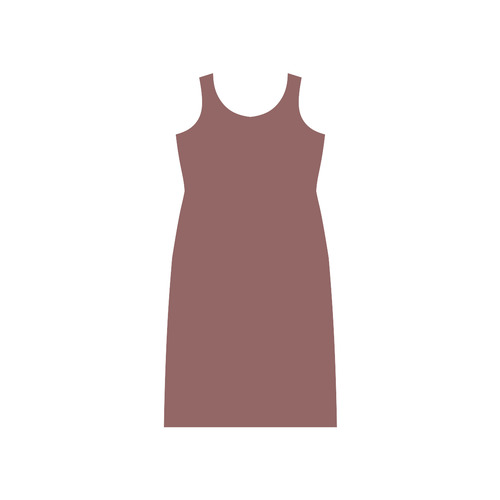 Apple Butter Phaedra Sleeveless Open Fork Long Dress (Model D08)