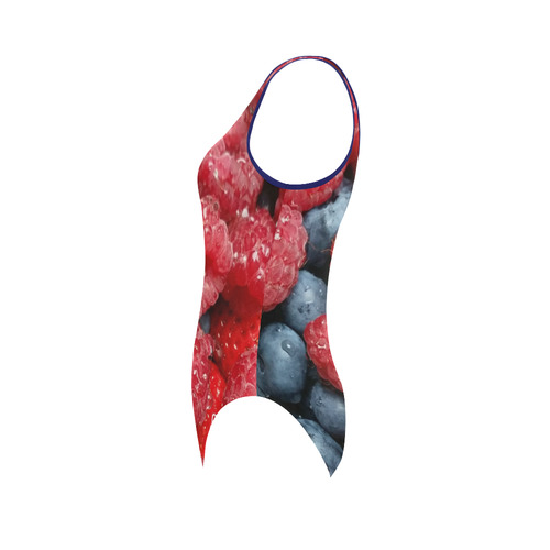 Berries Vest One Piece Swimsuit (Model S04)