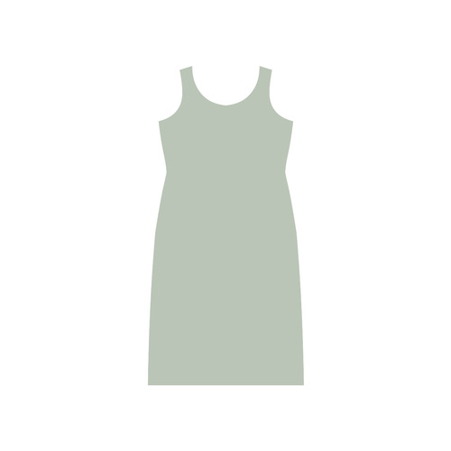 Sea Foam Phaedra Sleeveless Open Fork Long Dress (Model D08)