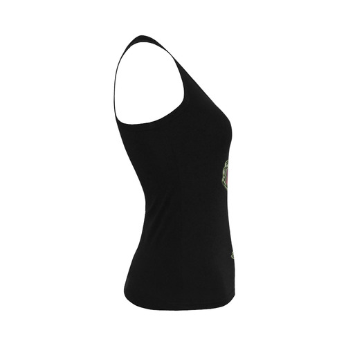 I love Africa two Women's Shoulder-Free Tank Top (Model T35)