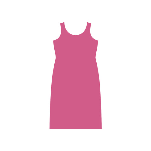 Magenta Phaedra Sleeveless Open Fork Long Dress (Model D08)