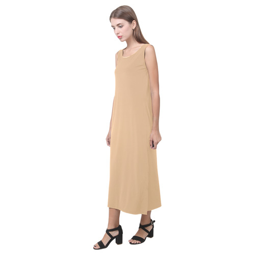 Desert Mist Phaedra Sleeveless Open Fork Long Dress (Model D08)