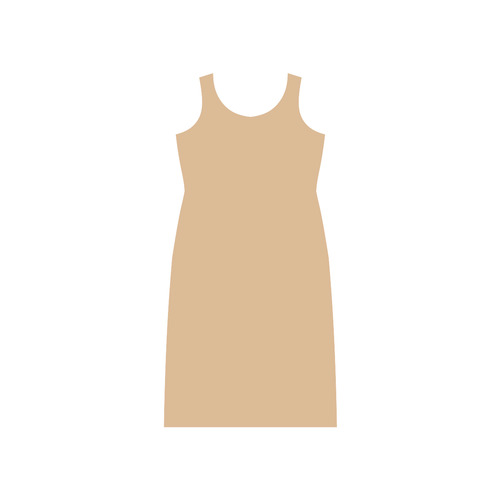 Desert Mist Phaedra Sleeveless Open Fork Long Dress (Model D08)