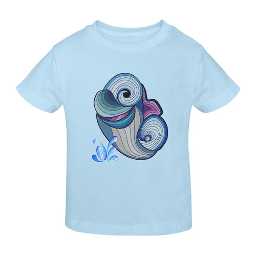 Abstract baby dolphin