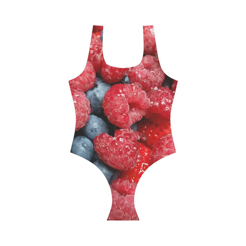 Berries Vest One Piece Swimsuit (Model S04)