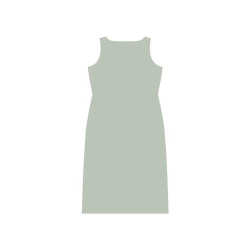 Sea Foam Phaedra Sleeveless Open Fork Long Dress (Model D08)