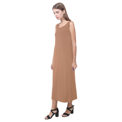 Hazel Phaedra Sleeveless Open Fork Long Dress (Model D08)