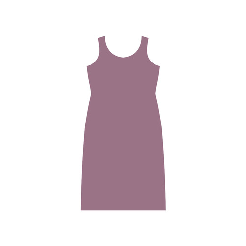 Grape Nectar Phaedra Sleeveless Open Fork Long Dress (Model D08)