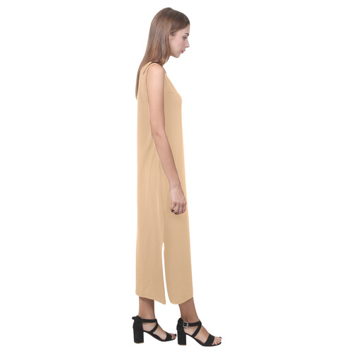 Desert Mist Phaedra Sleeveless Open Fork Long Dress (Model D08)