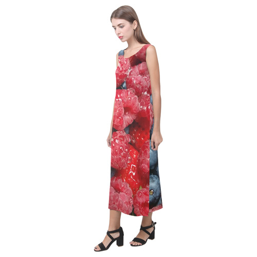 Berries Phaedra Sleeveless Open Fork Long Dress (Model D08)