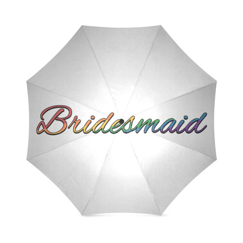 Rainbow "Bridesmaid" Foldable Umbrella (Model U01)