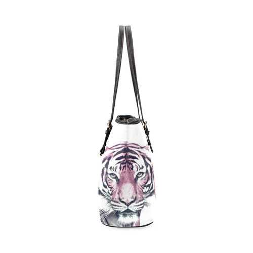 Animal ArtStudio 916D Tiger Leather Tote Bag/Small (Model 1640)