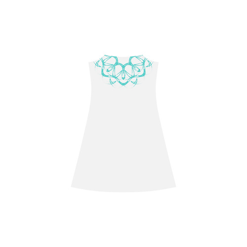 teal mandala slip dress Alcestis Slip Dress (Model D05)