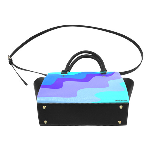 Blue Waves. Inspired by the Magic Island of Gotland. Classic Shoulder Handbag (Model 1653)