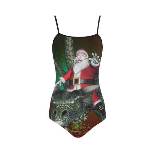 Santa Claus with dragon Strap Swimsuit ( Model S05)