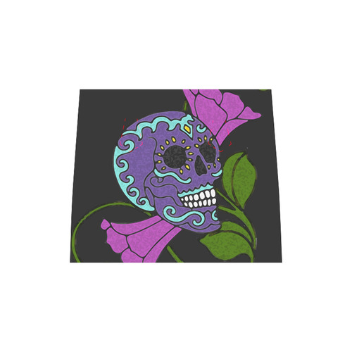 Día De Los Muertos Skull Flowers Boston Handbag (Model 1621)