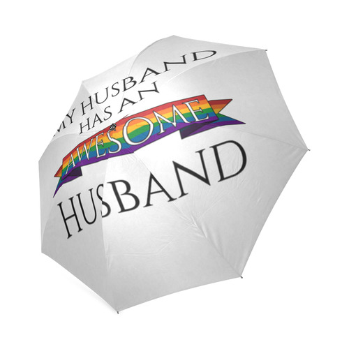 My Husband Has an Awesome Husband Foldable Umbrella (Model U01)