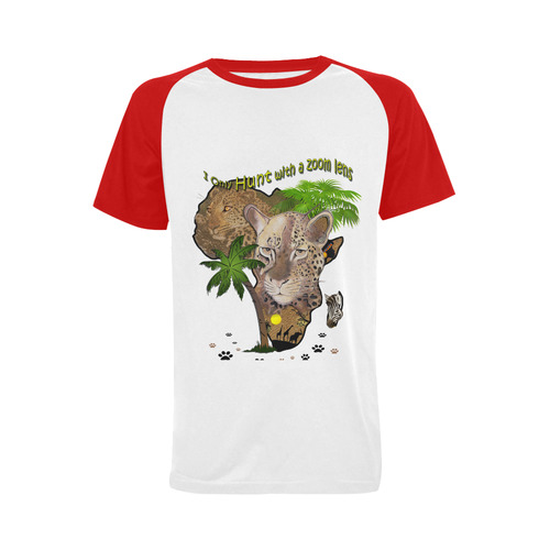 Lions of Africa Men's Raglan T-shirt (USA Size) (Model T11)