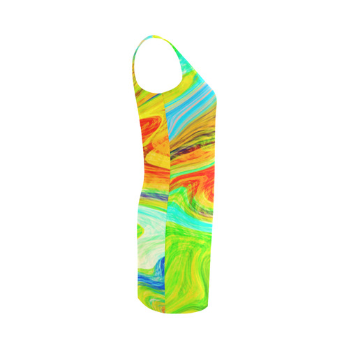 Happy Multicolor Painting Medea Vest Dress (Model D06)