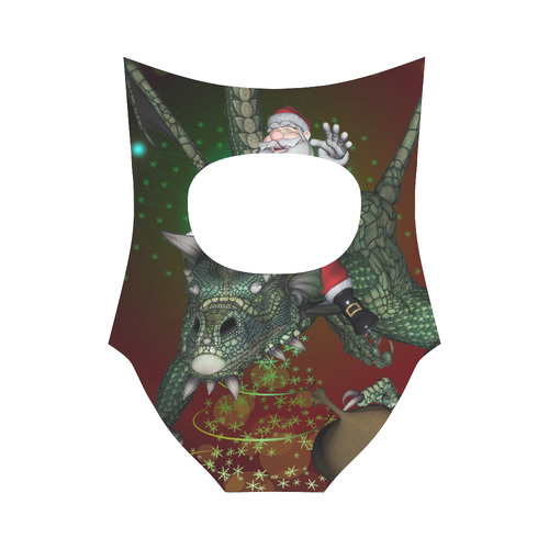 Santa Claus with dragon Strap Swimsuit ( Model S05)