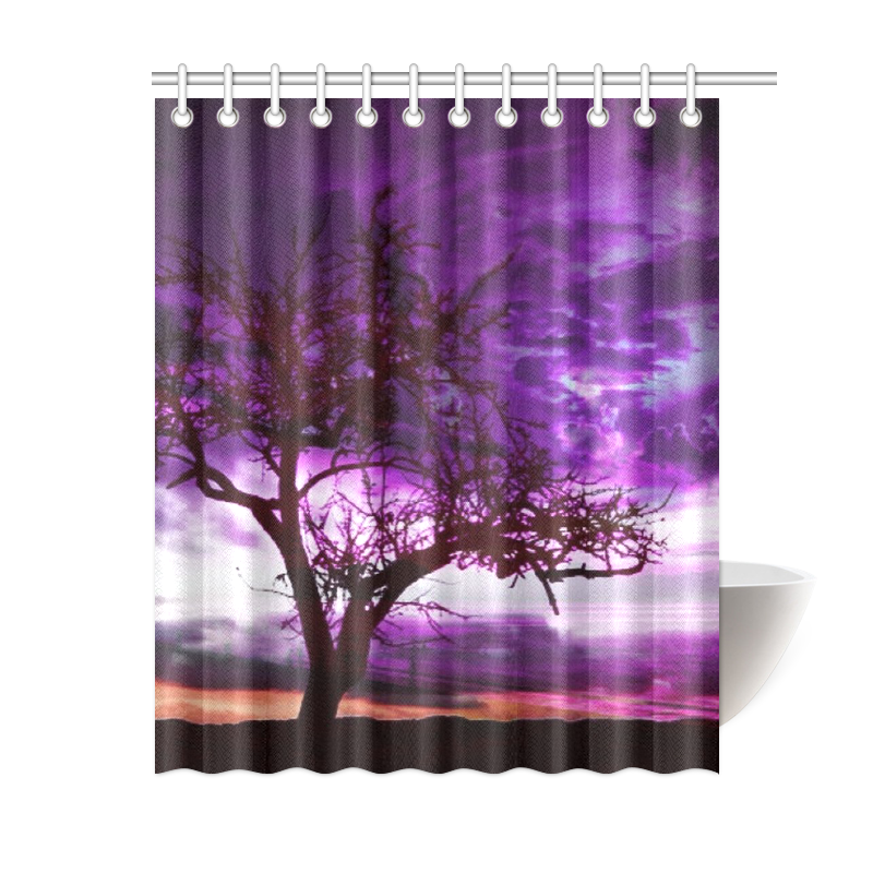 Sunset Dramatic Light Shower Curtain 60 X72 Id D773802