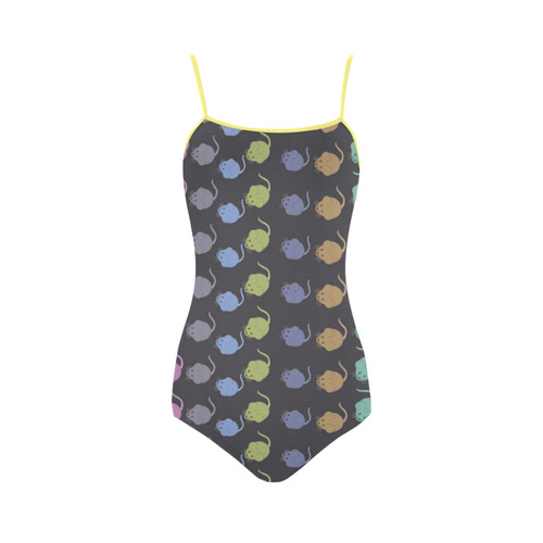 Rainbow Mice Strap Swimsuit ( Model S05)