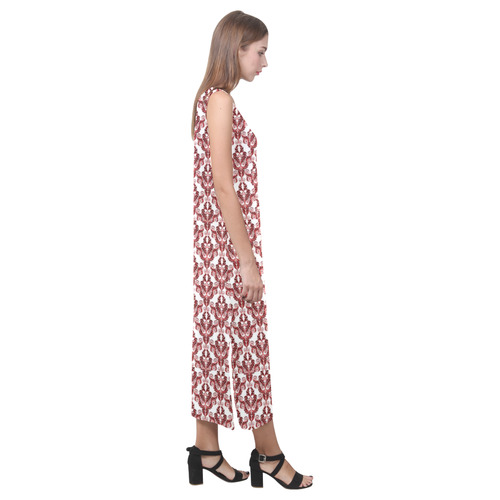 vintage pattern 916H Phaedra Sleeveless Open Fork Long Dress (Model D08)
